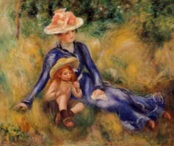 Pierre Auguste Renoir : Yvonne and Jean
